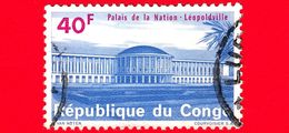 Repubblica Del CONGO - Usato - 1964 - Palazzo Della Nazione - Léopoldville - (Kinshasa) - 40 - Gebraucht