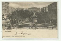 ALEXANDRIE - PLACE MOHAMED ALI  1903 VIAGGIATA FP - Alejandría