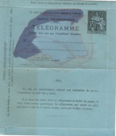 Entiers Postaux - Télégramme  Carte Paris -  50c Champlain  (ttb) - Pneumatiques