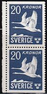 1953 Sweden Mute Swan Pair (** / MNH / UMM) - Cygnes