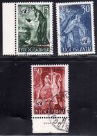 TRIESTE B 1953 ONU NAZIONI UNITE YUGOSLAVIA SOPRASTAMPATO JUGOSLAVIA OVERPRINTED UN UNITED NATIONS SERIE SET USATA USED - Gebraucht