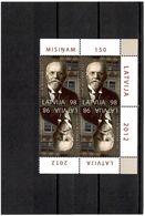 Latvia 2012 . Bibliographer Janis Misins-150. Block Of 4. Michel # 834 - Lettland