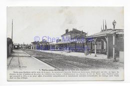 NUITS SOUS RAVIERES LA GARE CAPITAINE SAVARY 53 RIT 1915 A ERNEST BOURON NICE 4 RUE MARCEAU - CPA MILITAIRE - Personnages