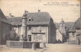 Saint Amarin          68         Vieille Fontaine Surmontée Du Coq Gaulois      (voir Scan) - Saint Amarin