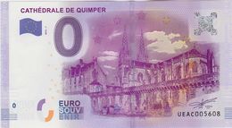 BILLET TOURISTIQUE 2016 CATHEDRALE DE QUIMPER - Pruebas Privadas