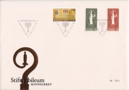 Sweden 2014 Memorial Cover Stiftsjubileum Nr 1311 - Lettres & Documents