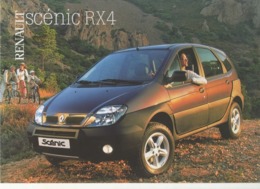 636  BROCHURE RENAULT SCENIC  RX 4               SEP 1999 - Cars