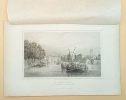 Utrecht, Weerdpoort & Oude Rijn 1858/ Utrecht (NL), Weerd Gate & River Old Rhine 1858. Cooke, Poppel, UTRECHT - Art