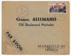 REUNION - Enveloppe Affr 8f/40 Pic Du Midi - Saint Denis - 16/5/1953 - Briefe U. Dokumente