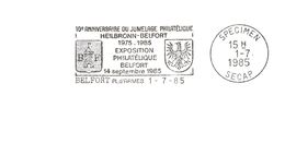 Département Du Territoire De Belfort - Belfort -  Flamme Secap SPECIMEN - Mechanical Postmarks (Advertisement)