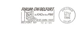 Département Du Territoire De Belfort - Belfort -  Flamme Secap SPECIMEN - Mechanical Postmarks (Advertisement)