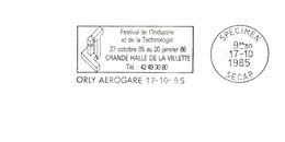 Département De L'Essonne - Orly -  Flamme Secap SPECIMEN - Mechanical Postmarks (Advertisement)