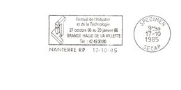 Département Des Hauts De Seine - Nanterre -  Flamme Secap SPECIMEN - Mechanical Postmarks (Advertisement)