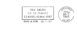 Département Des Hauts De Seine - Bourg La Reine -  Flamme Secap SPECIMEN - Mechanical Postmarks (Advertisement)
