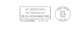 Département Du Val De Marne - Villecresnes -  Flamme Secap SPECIMEN - Mechanical Postmarks (Advertisement)