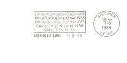 Département Du Val D'Oise - Enghein Les Bains -  Flamme Secap SPECIMEN - Mechanical Postmarks (Advertisement)