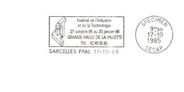 Département Du Val D'Oise - Sarcelles -  Flamme Secap SPECIMEN - Mechanical Postmarks (Advertisement)