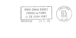 Département Du Val D'Oise - Pontoise -  Flamme Secap SPECIMEN - Mechanical Postmarks (Advertisement)