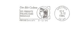 Département Du Val D'Oise - Pontoise -  Flamme Secap SPECIMEN - Mechanical Postmarks (Advertisement)