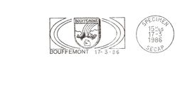 Département Du Val D'Oise - Bouffemont -  Flamme Secap SPECIMEN - Mechanical Postmarks (Advertisement)