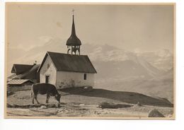 OBERSAXEN Schnaggabial St. Georg Kapelle Alp Hütte Kuh - Obersaxen