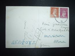 CP Pour La GRECE TP 10 Krs + 2 Krs OBL.13-6 51 IZMIR - Lettres & Documents