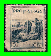 BENEFICENCIA MUNICIPAL - PRO MALAGA - 5 CTS - CORREOS - Kriegssteuermarken