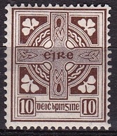 IRELAND EIRE 1922 National Symbols WM 1 10 Pg Brown Michel 50 A MH - Nuovi