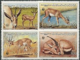 Libya 1987,  WWF Gazelle, MNH Stamps Set - Libia
