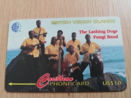 BRITSCH VIRGIN ISLANDS  US$ 10  BVI-103D   LAHING DOGS       103CBVD     Fine Used Card   ** 2670** - Vierges (îles)