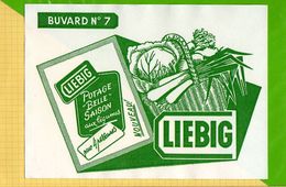 BUVARD & Blotting Paper : Potage  Legumes LIEBIG N°7 - Sopas & Salsas