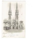 Delcampe - Cpa - 61 -  La Ferte Mace - L’église - ND - 1903 - Restaurant Provost Lemorteux - La Ferte Mace
