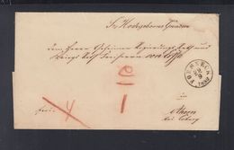 Falhülle 1852 Pössneck Nach Coburg - Lettres & Documents