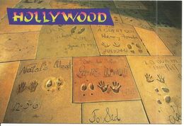 Los Angeles, Hollywood Boulevard, Stars, Jack Nicholson 1974, Natalie Wood 1961, Henry Fonda, Traces Mains, Chaussures - Los Angeles