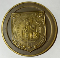 Médaille. Sigillu Scabinorum De Uccle. Armoiries Et Sceau D'Uccle. René Gouverneur 1976. 50mm - Firma's