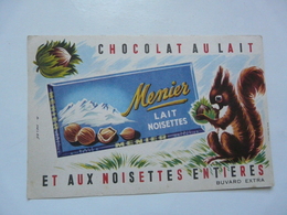 VIEUX PAPIERS - BUVARD  Chocolat MENIER: - Chocolat