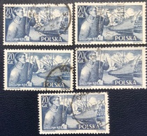 Polska - Poland - Polen - P1/11 - (°)used - 1956 - Poolse Koopvaardij - Michel Nr. 961C - Collections