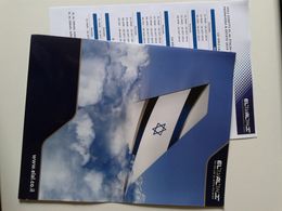 Alt1101 EL AL Israele Israel Airlines Flights Boeing Aereo Avion Tel Aviv Jerusalem Eilat Cartellina Porta Documenti - Cadeaux Promotionnels