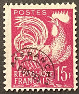 FRAPO112MNH - Pre-cancelled Stamp Type Coq Gaulois 15 F MNH Stamp 1957 - France YT PO 112 - 1953-1960