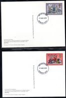 GB GREAT BRITAIN 1979 FDC FDI PHQ CARDS CHRISTMAS XMAS STAMPS ON BACK No 40 KINGS HORSES ANGEL JESUS ANNUNCIATION - Cartes PHQ