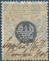 Germania Germany Deutschland,PREUSSEN 1876,Revenue Stamp Fiscal Tax A & A HALF MARK,BEAUTIFUL CANCELLATION,Rare - Other & Unclassified