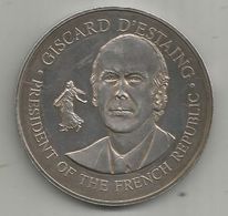 JC , Médaille , Argent 1 Er Titre , May 1976 , United States Bicentennial Visit , Giscard D'Estai  , Frais Fr 3.15 E - Altri & Non Classificati