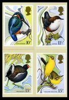 GB GREAT BRITAIN 1980 CENTENARY WILD BIRD PROTECTION ACT MINT PHQ CARDS No 41 BIRDS KINGFISHER DIPPER MOORHEN WAGTAILS - Cartes PHQ