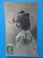 66 KP CPA De 1909 Fille Enfant Bonne Année - Abbildungen
