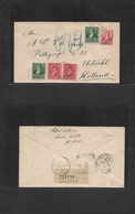 Argentina - Stationery. 1896 (17 Nov) Bs As - Netherland, Utrecht (10 Dec) Registered Multifkd 5c Vermilion Stat Env + 4 - Altri & Non Classificati