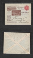 Argentina - Stationery. C. 1912 (4 Oct) Estacion Balde - Buenos Aires. Extraordinary Rare 5c Red "La Bella Asturiane" Pr - Altri & Non Classificati