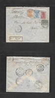 Argentina - Stationery. 1922 (18 May) BA Villa Del Parque - Germany, Elxliben (11 June) Registered Multifkd 5c Reddish S - Altri & Non Classificati