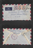 Bc - Grenada. 1964 (20 May) Ugoyave - USA, Chicago, Ill (24-25 May) Registered Air Multifkd Env, Mixed Issues. VF+villag - Altri & Non Classificati