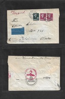 Norway. 1941 (9 Sept) Lekanger Salten - Alaska, Kitchikan. WWII. Nazi Occupied Censor Air Envelope Usage To This Remote  - Altri & Non Classificati