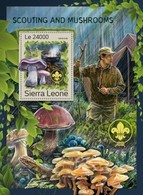 Sierra Leone, 2016. [srl161206] Mushrooms, Scouts (s\s+block) - Hongos